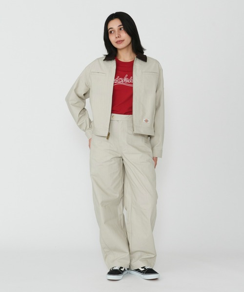 Dickies(ディッキーズ)の「Dickies/ディッキーズ キャンバスジャケット/ワークジャケット(その他アウター・レディース・ブラウン/ベージュ・X-SMALL/SMALL/MEDIUM)」の3枚目の写真