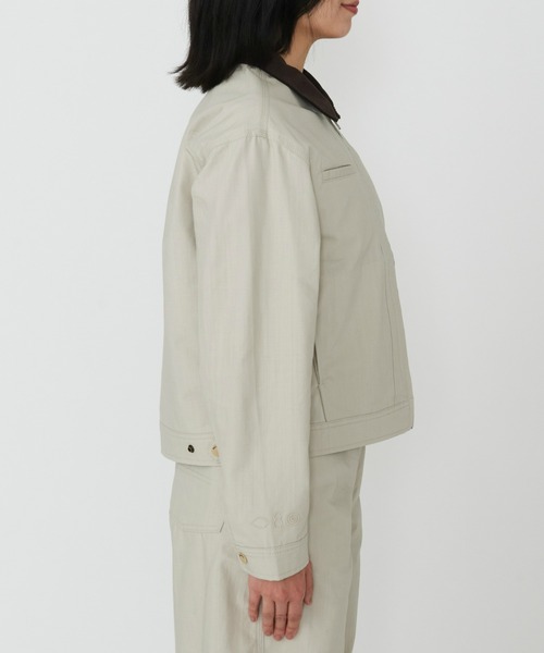 Dickies(ディッキーズ)の「Dickies/ディッキーズ キャンバスジャケット/ワークジャケット(その他アウター・レディース・ブラウン/ベージュ・X-SMALL/SMALL/MEDIUM)」の10枚目の写真