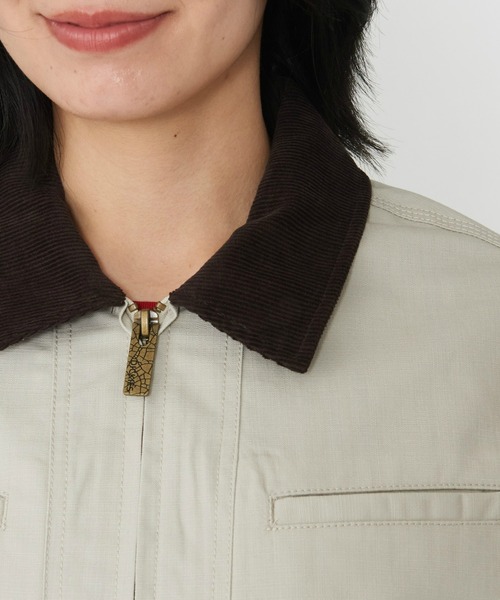 Dickies(ディッキーズ)の「Dickies/ディッキーズ キャンバスジャケット/ワークジャケット(その他アウター・レディース・ブラウン/ベージュ・X-SMALL/SMALL/MEDIUM)」の12枚目の写真
