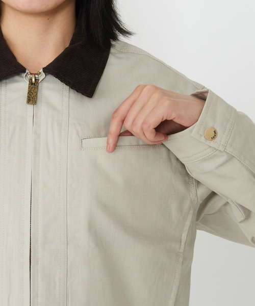 Dickies(ディッキーズ)の「Dickies/ディッキーズ キャンバスジャケット/ワークジャケット(その他アウター・レディース・ブラウン/ベージュ・X-SMALL/SMALL/MEDIUM)」の13枚目の写真