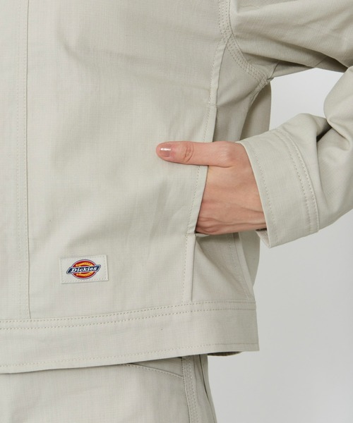Dickies(ディッキーズ)の「Dickies/ディッキーズ キャンバスジャケット/ワークジャケット(その他アウター・レディース・ブラウン/ベージュ・X-SMALL/SMALL/MEDIUM)」の15枚目の写真