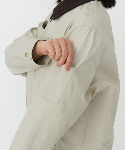 Dickies(ディッキーズ)の「Dickies/ディッキーズ キャンバスジャケット/ワークジャケット(その他アウター・レディース・ブラウン/ベージュ・X-SMALL/SMALL/MEDIUM)」の16枚目の写真