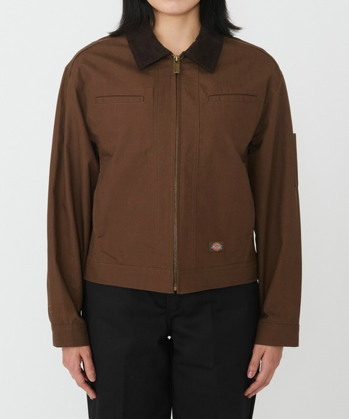 Dickies(ディッキーズ)の「Dickies/ディッキーズ キャンバスジャケット/ワークジャケット(その他アウター・レディース・ブラウン/ベージュ・X-SMALL/SMALL/MEDIUM)」の18枚目の写真
