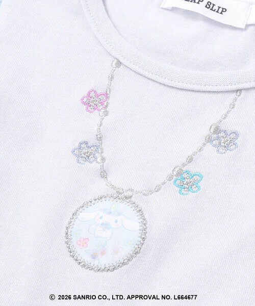 SLAP SLIP（スラップスリップ）の「【シナモロール/ポムポムプリン×SLAPSLIP】総柄プリントふわっとチュールフレアワンピース(90~130cm)（ワンピース・キッズ・ブルー/イエロー・130cm/120cm/90cm/110cm/100cm）」の9枚目の写真