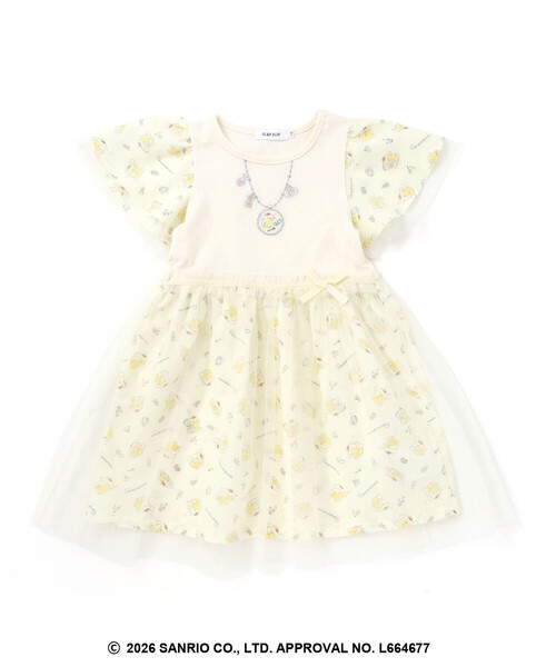 SLAP SLIP（スラップスリップ）の「【シナモロール/ポムポムプリン×SLAPSLIP】総柄プリントふわっとチュールフレアワンピース(90~130cm)（ワンピース・キッズ・ブルー/イエロー・130cm/120cm/90cm/110cm/100cm）」の14枚目の写真