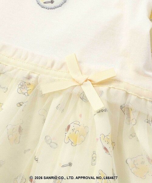 SLAP SLIP（スラップスリップ）の「【シナモロール/ポムポムプリン×SLAPSLIP】総柄プリントふわっとチュールフレアワンピース(90~130cm)（ワンピース・キッズ・ブルー/イエロー・130cm/120cm/90cm/110cm/100cm）」の18枚目の写真