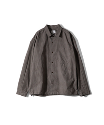 HORLISUN（ホーリーサン）の「Ripple Typewriter Shirt Jacket Brown（シャツ/ブラウス）」