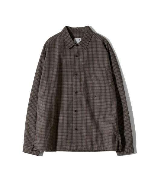 HORLISUN(ホーリーサン)の「Ripple Typewriter Shirt Jacket Brown(シャツ/ブラウス・メンズ・その他・SMALL/MEDIUM/LARGE)」の1枚目の写真