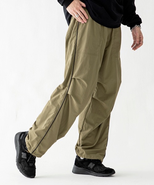 BAYFLOW(ベイフロー)の「【EF(エフ)】リラックスイージーパンツ(MEN)(その他パンツ・メンズ・カーキ/その他1・LARGE/MEDIUM)」の1枚目の写真