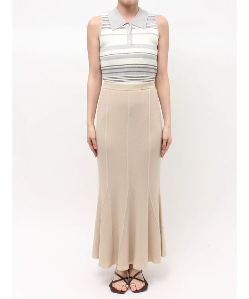 LAGUNAMOON(ラグナムーン)の「マーメイドリブニットスカート(スカート・レディース・レッド/ブラック/ベージュ・MEDIUM/SMALL)」の19枚目の写真