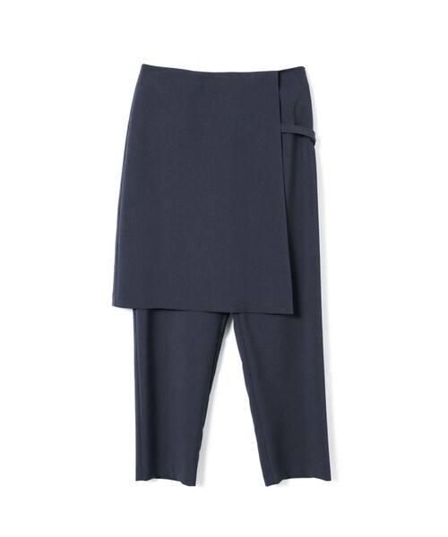 mizuiroind(ミズイロインド)の「mizuiro ind ラップレイヤーパンツ(その他パンツ・レディース・チャコールグレー/ブラック/ネイビー/ブラウン・FREE)」の5枚目の写真