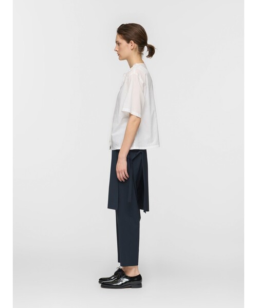 mizuiroind(ミズイロインド)の「mizuiro ind ラップレイヤーパンツ(その他パンツ・レディース・チャコールグレー/ブラック/ネイビー/ブラウン・FREE)」の11枚目の写真