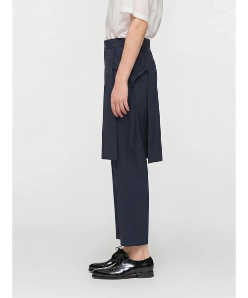 mizuiroind(ミズイロインド)の「mizuiro ind ラップレイヤーパンツ(その他パンツ・レディース・チャコールグレー/ブラック/ネイビー/ブラウン・FREE)」の15枚目の写真