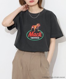MACK TRUCKS PIGMENT T-SHIRT 厚手 6.6oz クルーネック ユニセックス コットン100% 半袖
