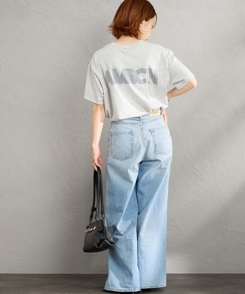 AMERICANA（アメリカーナ）の「[Americana/アメリカーナ] AMERCN バックプリントＴシャツ（Tシャツ/カットソー・レディース・オートミール/ブラック/グレー・ONE SIZE）」の20枚目の写真