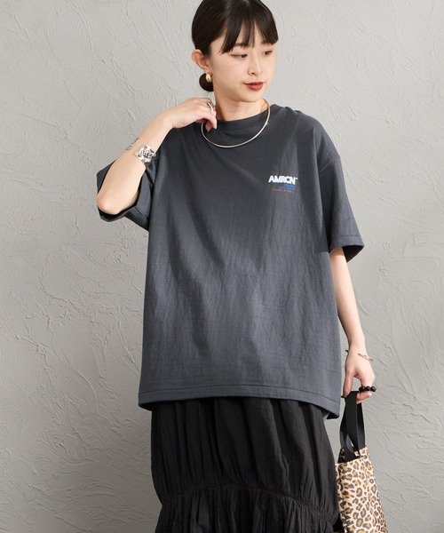 AMERICANA（アメリカーナ）の「[Americana/アメリカーナ] AMERCN バックプリントＴシャツ（Tシャツ/カットソー・レディース・オートミール/ブラック/グレー・ONE SIZE）」の11枚目の写真