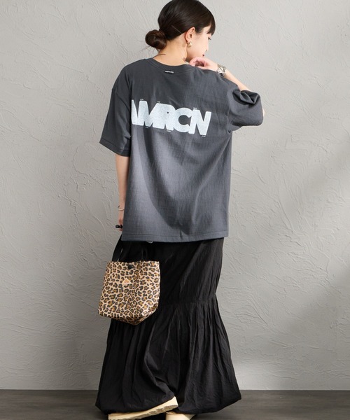 AMERICANA（アメリカーナ）の「[Americana/アメリカーナ] AMERCN バックプリントＴシャツ（Tシャツ/カットソー・レディース・オートミール/ブラック/グレー・ONE SIZE）」の16枚目の写真