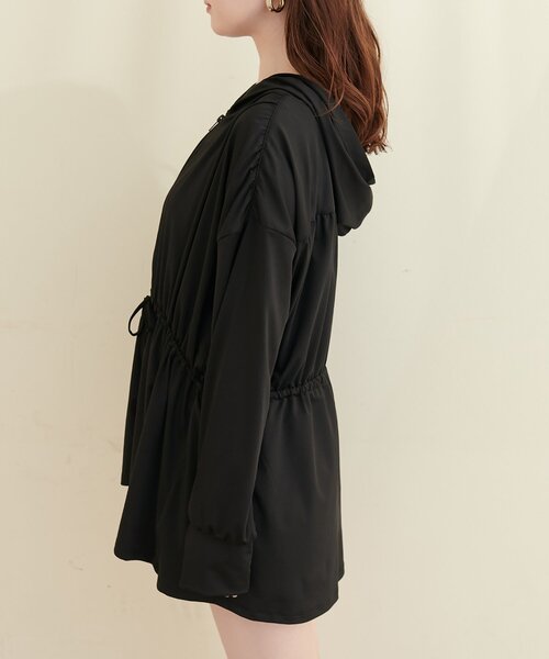 natural couture(ナチュラルクチュール)の「【水着】【sherbet line】ラッシュガード(ラッシュガード・レディース・ミント/ブラック/アイボリー・FREE)」の17枚目の写真