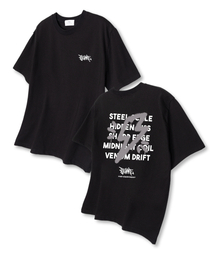 サンダーリーフ オーバーサイズ 半袖Tシャツ ブラック