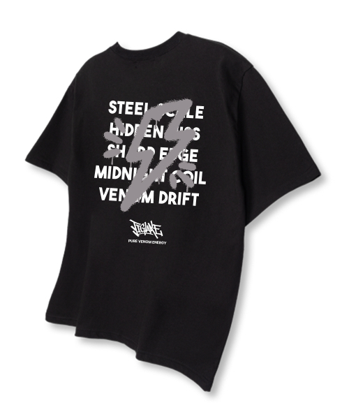 TI.GLAKE(ティーグレイク)の「サンダーリーフ オーバーサイズ 半袖Tシャツ ブラック(Tシャツ/カットソー・メンズ・その他・LARGE/X-LARGE/XX-LARGE)」の3枚目の写真