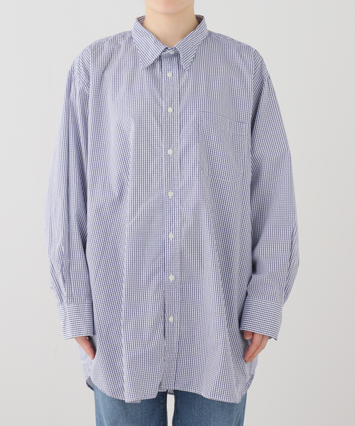 FRAMeWORK（フレームワーク）の「INDIVIDUALIZED SHIRTS クラシックフィットビッグシャツ（シャツ/ブラウス・レディース・ネイビー・FREE）」の16枚目の写真