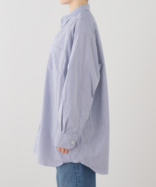FRAMeWORK（フレームワーク）の「INDIVIDUALIZED SHIRTS クラシックフィットビッグシャツ（シャツ/ブラウス・レディース・ネイビー・FREE）」の17枚目の写真