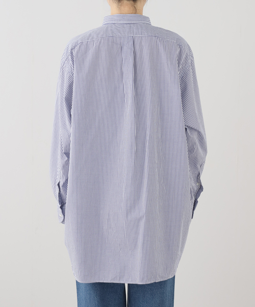 FRAMeWORK（フレームワーク）の「INDIVIDUALIZED SHIRTS クラシックフィットビッグシャツ（シャツ/ブラウス・レディース・ネイビー・FREE）」の18枚目の写真