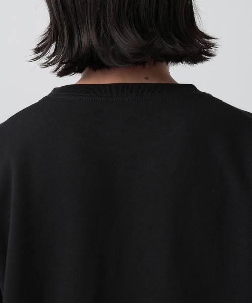 BAYFLOW（ベイフロー）の「[WEB限定]機能性2WAYポンチドロストベーシックTEE【接触冷感/吸水速乾/UVカット/遮熱】（Tシャツ/カットソー・メンズ・ベージュ/チャコールグレー/杢グレー/ブラック/オリーブ・SMALL/MEDIUM/LARGE）」の18枚目の写真