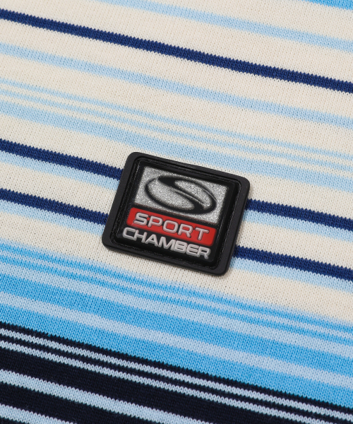 SPORT CHAMBER(スポーツチャンバー)の「SCグリッチTシャツ(スカイブルー)(Tシャツ/カットソー・レディース・その他・1/2/3)」の2枚目の写真