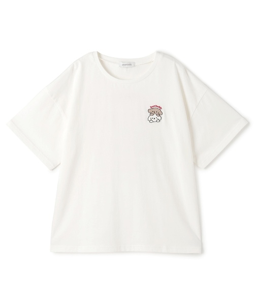LOVETOXIC（ラブトキシック）の「【綿100%/GOODPRICE】アニマルフレンズ4カットモチーフ半T（Tシャツ/カットソー・キッズ・ラベンダー/チャコール/オフホワイト/サックスブルー・M:150cm/L:160cm/S:140cm/130cm）」の17枚目の写真