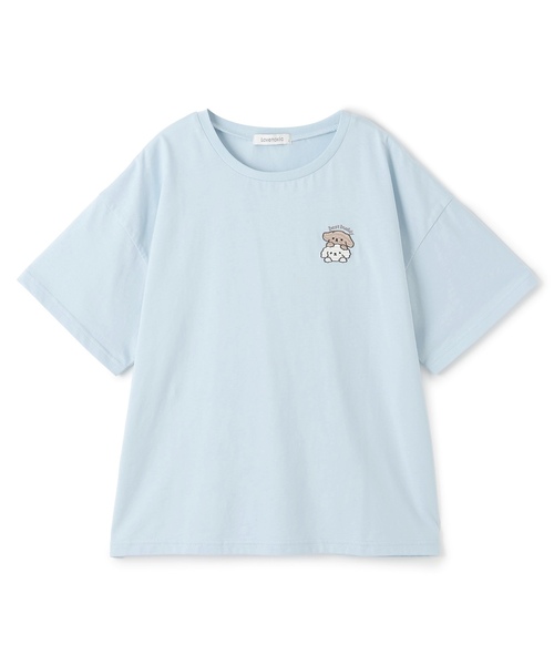 LOVETOXIC（ラブトキシック）の「【綿100%/GOODPRICE】アニマルフレンズ4カットモチーフ半T（Tシャツ/カットソー・キッズ・ラベンダー/チャコール/オフホワイト/サックスブルー・M:150cm/L:160cm/S:140cm/130cm）」の18枚目の写真
