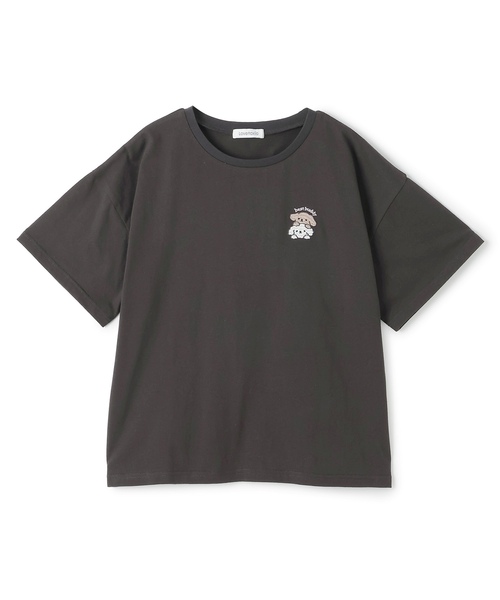 LOVETOXIC（ラブトキシック）の「【綿100%/GOODPRICE】アニマルフレンズ4カットモチーフ半T（Tシャツ/カットソー・キッズ・ラベンダー/チャコール/オフホワイト/サックスブルー・M:150cm/L:160cm/S:140cm/130cm）」の20枚目の写真