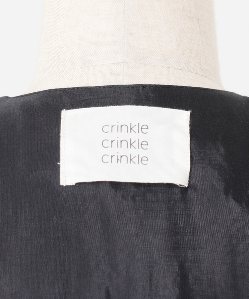 Spick & Span（スピックアンドスパン）の「《別注》crinkle crinkle crinkle Frill rayon shantung vest*（ベスト・レディース・ブラック・FREE）」の16枚目の写真
