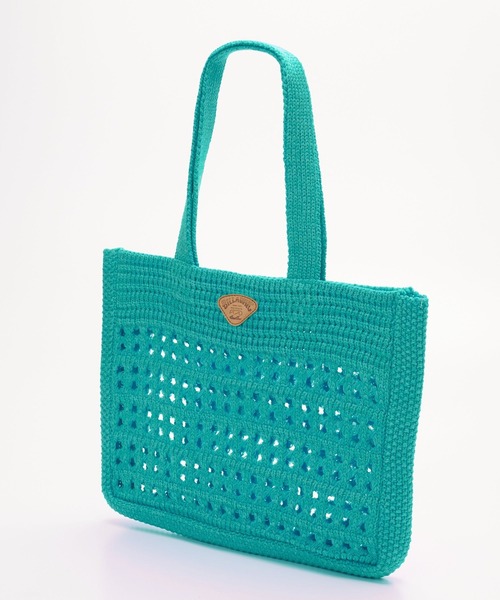 BILLABONG(ビラボン)の「BILLABONG ウィメンズ CROCHE TOTE BAG トートバッグ 【2026年夏モデル】(トートバッグ・レディース・ピンク系その他/ベージュ系その他/ブラック・FREE)」の1枚目の写真