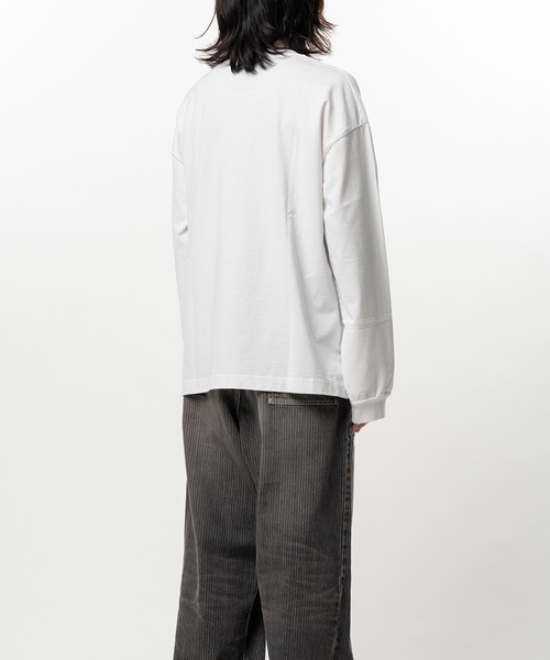 Maison MIHARA YASUHIRO(メゾンミハラヤスヒロ)の「ERIC Printed Long Sleeve T-shirt(Tシャツ/カットソー・メンズ・ホワイト・44)」の4枚目の写真