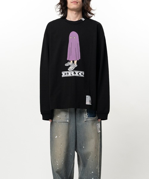 Maison MIHARA YASUHIRO(メゾンミハラヤスヒロ)の「ERIC Printed Long Sleeve T-shirt(Tシャツ/カットソー・メンズ・ホワイト・44)」の7枚目の写真