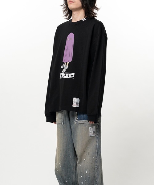 Maison MIHARA YASUHIRO(メゾンミハラヤスヒロ)の「ERIC Printed Long Sleeve T-shirt(Tシャツ/カットソー・メンズ・ホワイト・44)」の8枚目の写真