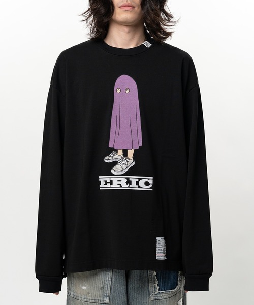 Maison MIHARA YASUHIRO(メゾンミハラヤスヒロ)の「ERIC Printed Long Sleeve T-shirt(Tシャツ/カットソー・メンズ・ホワイト・44)」の10枚目の写真