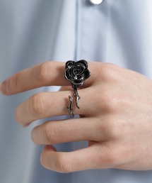 HARE（ハレ）の「【MADE IN JAPAN】ダブルROSEリング(HARE)（リング）」