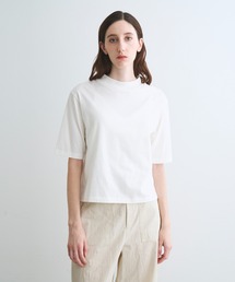 スビン28ジャージー モックネックTシャツ