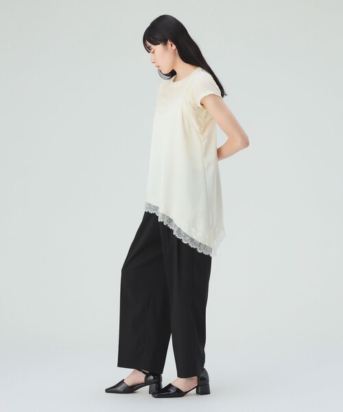 BEAMS HEART(ビームスハート)の「【9/17値下げ】レース サテン キャミソール(キャミソール・レディース・ブラウン/ブラック/オフホワイト・FREE)」の14枚目の写真
