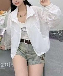 超軽量×シアー素材で涼しげ◎夏の必須UV対策ウィンドブレーカー
