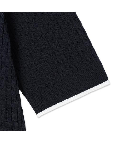 Guess(ゲス)の「LADIES Sweater 半袖ニット ニット(ニット/セーター・レディース・ダークネイビー/ホワイト・SMALL/MEDIUM/X-SMALL)」の5枚目の写真
