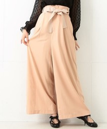 CAROLINA GLASER | 【CAROLINA GLASER / ハイウエスト リボンパンツ】(その他パンツ)