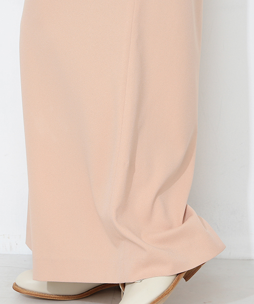 CAROLINA GLASER（カロリナ グレイサー）の「CAROLINA GLASER / ハイウエスト リボンパンツ（その他パンツ・レディース・ブラック/ピンクベージュ・ONE SIZE）」の7枚目の写真