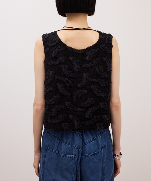 ADAM ET ROPE'（アダムエロペ）の「ジャガードタンクブラウス（シャツ/ブラウス・レディース・ブラック系その他/ベージュ系その他2・FREE）」の18枚目の写真
