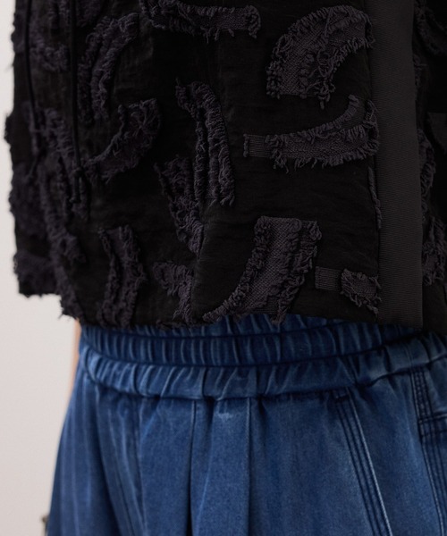 ADAM ET ROPE'（アダムエロペ）の「ジャガードタンクブラウス（シャツ/ブラウス・レディース・ブラック系その他/ベージュ系その他2・FREE）」の15枚目の写真