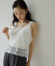 【Noka/WEB限定】レースキャミソール