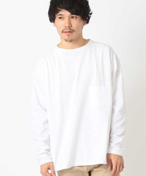 LABRAT(ラブラット)の「LABRAT / ビッグ ロングスリーブ Tシャツ(Tシャツ/カットソー・メンズ・ホワイト/ブラック・MEDIUM/SMALL)」の2枚目の写真