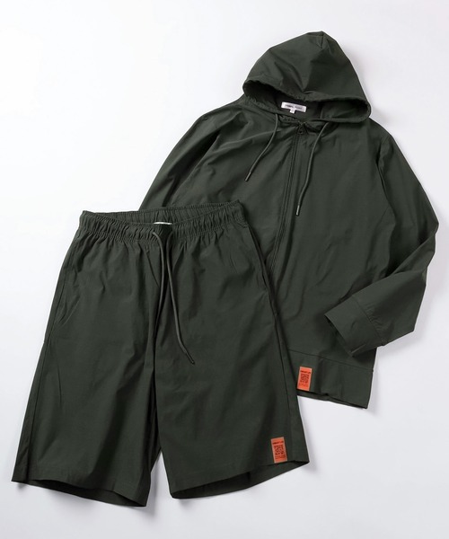 make a ray!(メイク ア レイ!)の「【83】COOL&DRY ストレッチ マルチファンクション ジップパーカー/速乾/接触冷感/UVカット/ユニセックス/レディース/メンズ【セットアップ可能】(パーカー・メンズ・チャコールグレー/ネイビー/オリーブ/ブラック・L/XL/M)」の12枚目の写真
